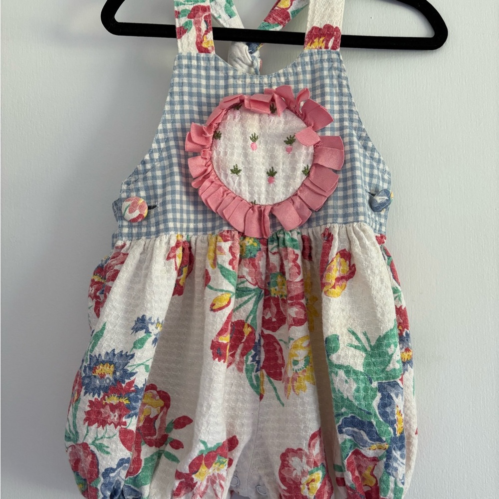 Vintage Floral Romper